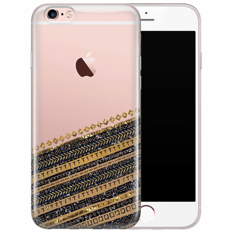 Casimoda iPhone 6/6s siliconen hoesje - Modern wood