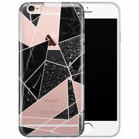 Casimoda iPhone 6/6s transparant hoesje - Abstract painted