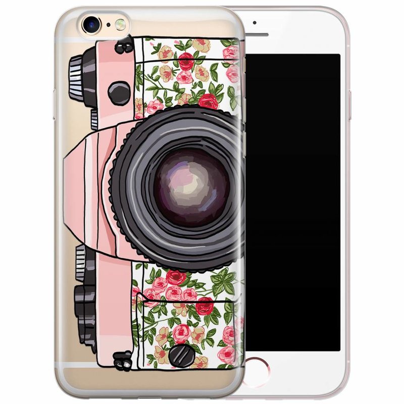 Casimoda iPhone 6/6s transparant hoesje - Hippie camera