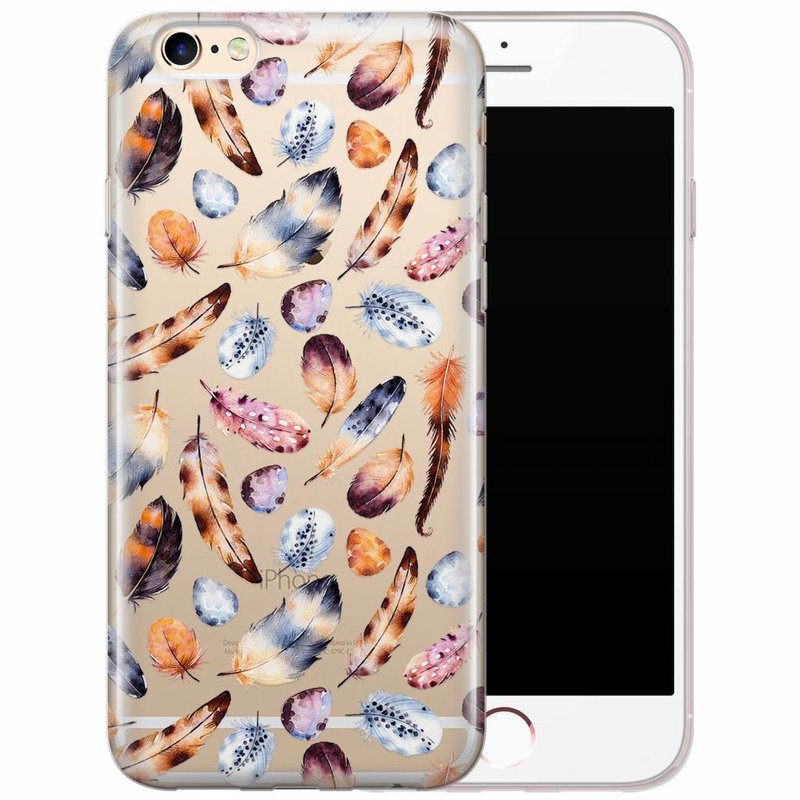 Casimoda iPhone 6/6s transparant hoesje - Veren