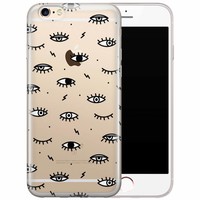 Casimoda iPhone 6/6s transparant hoesje - Eye see you