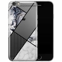 Casimoda iPhone 6/6s transparant hoesje - Abstract