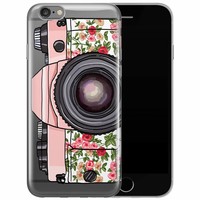 Casimoda iPhone 6/6s transparant hoesje - Hippie camera