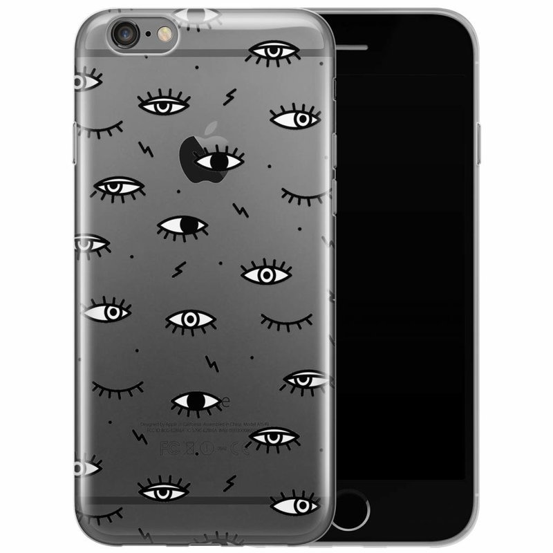 Casimoda iPhone 6/6s transparant hoesje - Eye see you