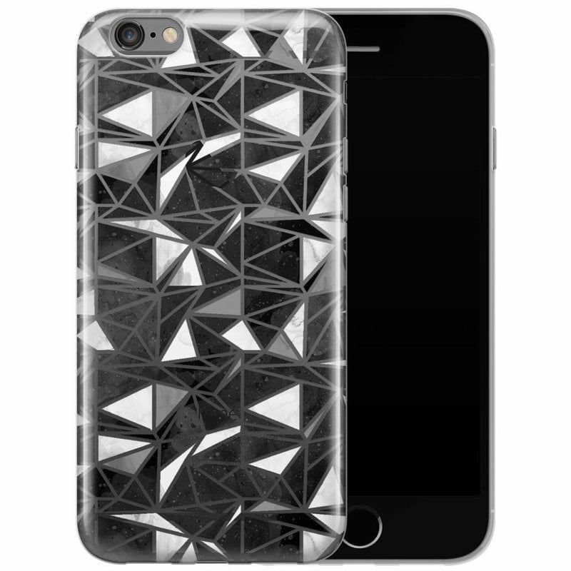 iPhone 6/6s siliconen hoesje - Abstract blocks