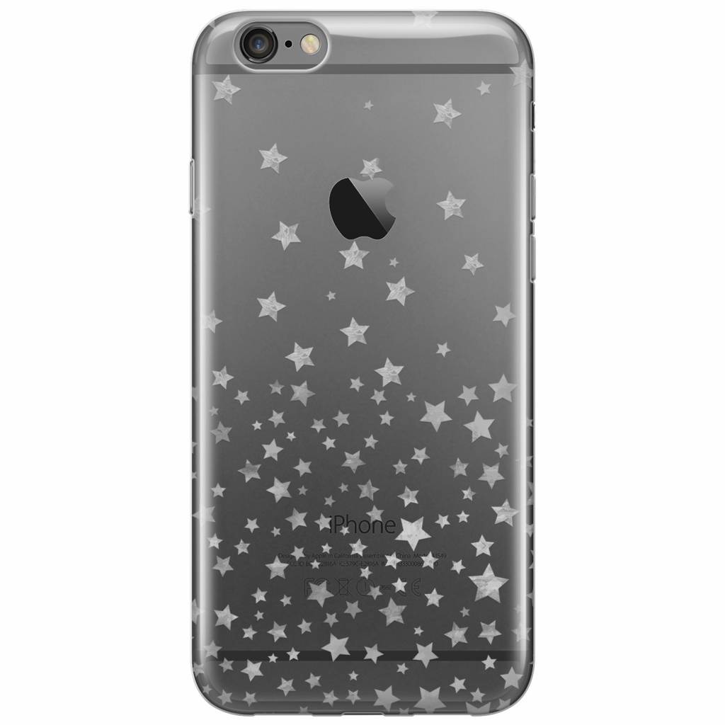 iPhone 6 6s siliconen hoesje Falling stars