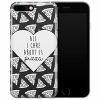 Casimoda iPhone 7/8 Plus hoesje - Pizza is love