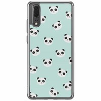 Casimoda Huawei P20 siliconen hoesje - Panda print