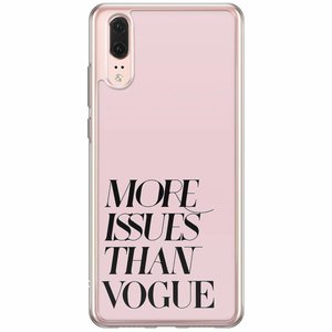 Casimoda Huawei P20 siliconen hoesje - Vogue issues