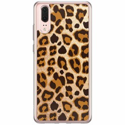 Casimoda Huawei P20 siliconen hoesje - Luipaard print