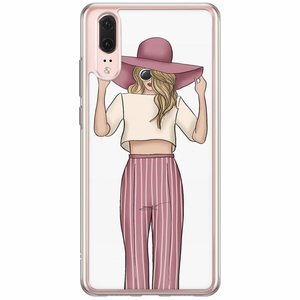 Casimoda Huawei P20 siliconen hoesje - Summer girl