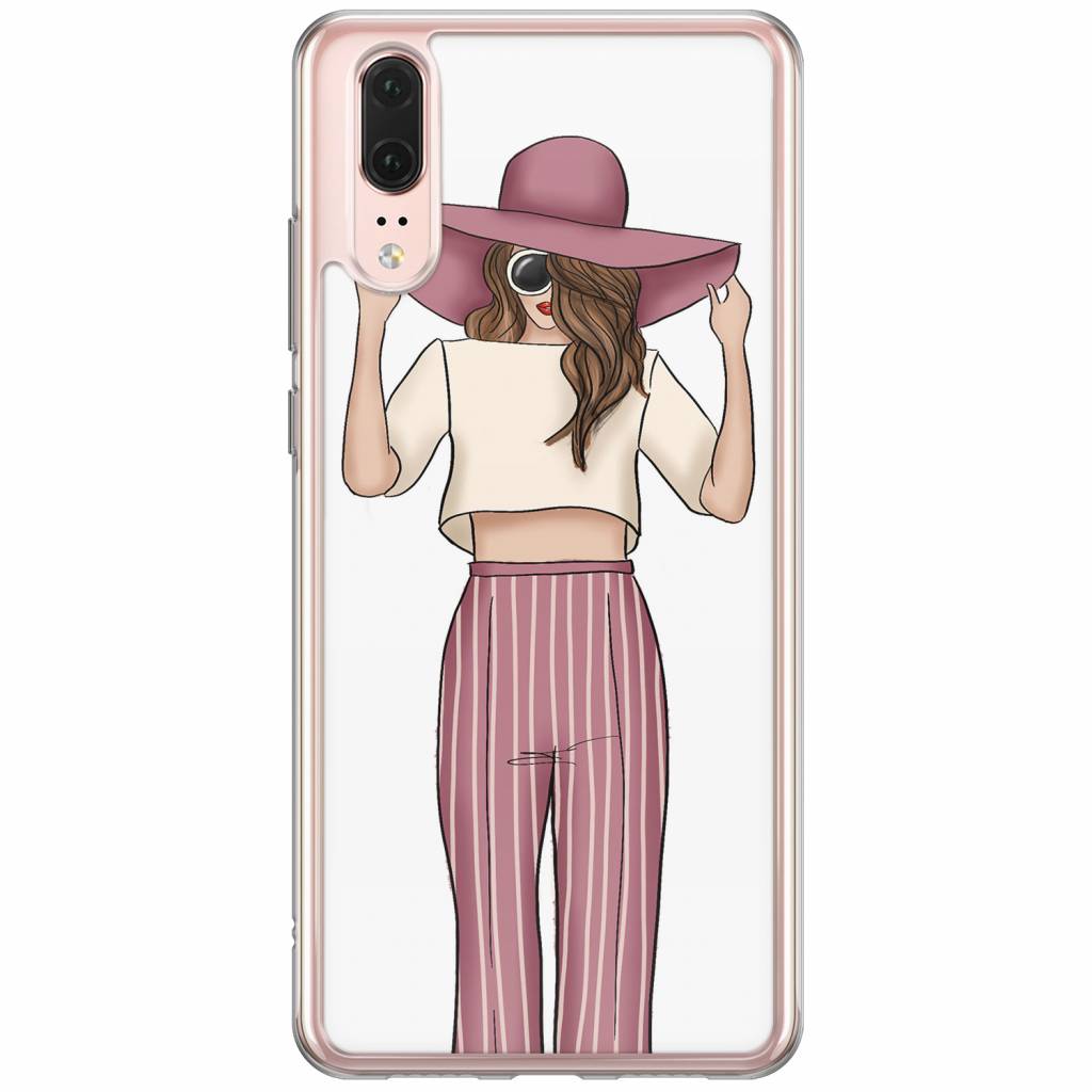 Huawei P20 siliconen hoesje - Summer girl