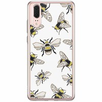 Casimoda Huawei P20 siliconen hoesje - Queen bee