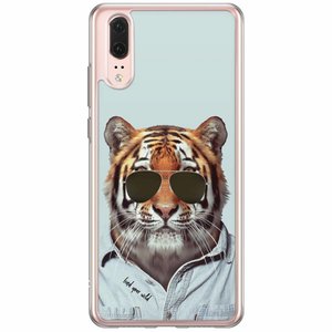 Casimoda Huawei P20 siliconen hoesje - Tijger wild