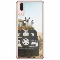 Casimoda Huawei P20 siliconen hoesje - Adventure awaits