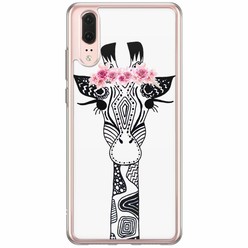 Casimoda Huawei P20 siliconen hoesje - Giraffe