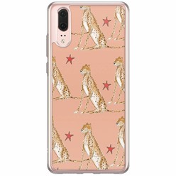 Casimoda Huawei P20 siliconen hoesje - Cheetah print