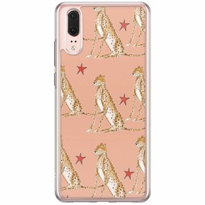 Casimoda Huawei P20 siliconen hoesje - Cheetah print