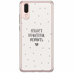 Casimoda Huawei P20 siliconen hoesje - Collect beautiful moments