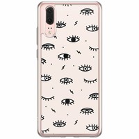 Casimoda Huawei P20 siliconen hoesje - Eyes on you