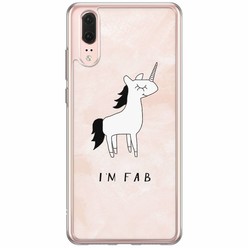 Casimoda Huawei P20 siliconen hoesje - I'm fab