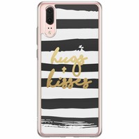 Casimoda Huawei P20 siliconen hoesje - Hugs + kisses