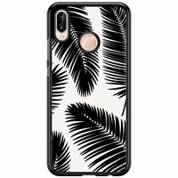 Casimoda Huawei P20 Lite hoesje - Palm leaves silhouette