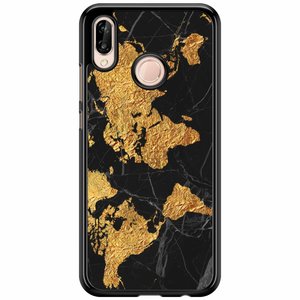 Casimoda Huawei P20 Lite hoesje - Wereldmap