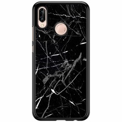 Casimoda Huawei P20 Lite hoesje - Marmer zwart