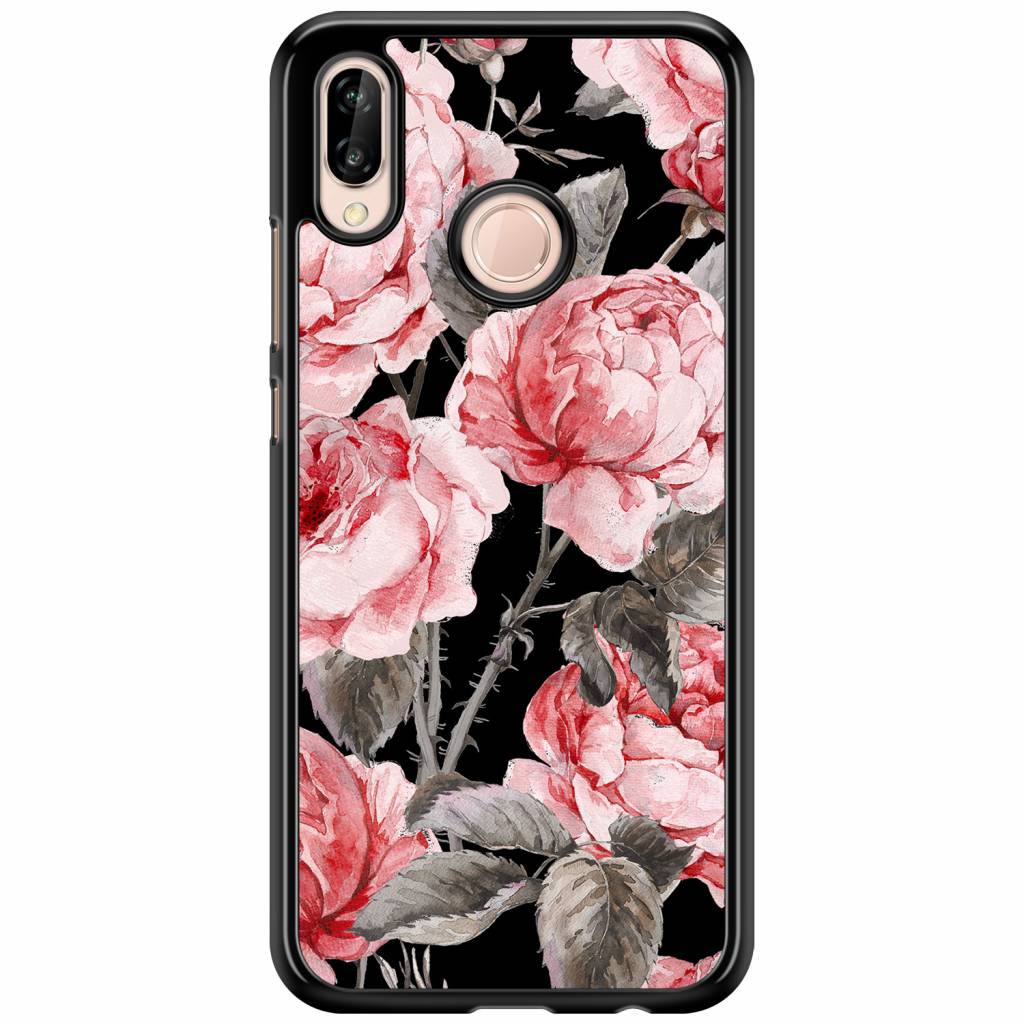 Huawei P20 Lite hoesje Moody florals