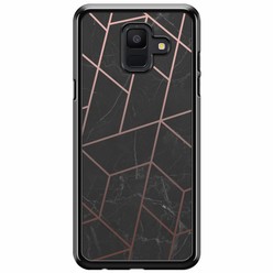 Casimoda Samsung Galaxy A6 2018  hoesje - Marble grid