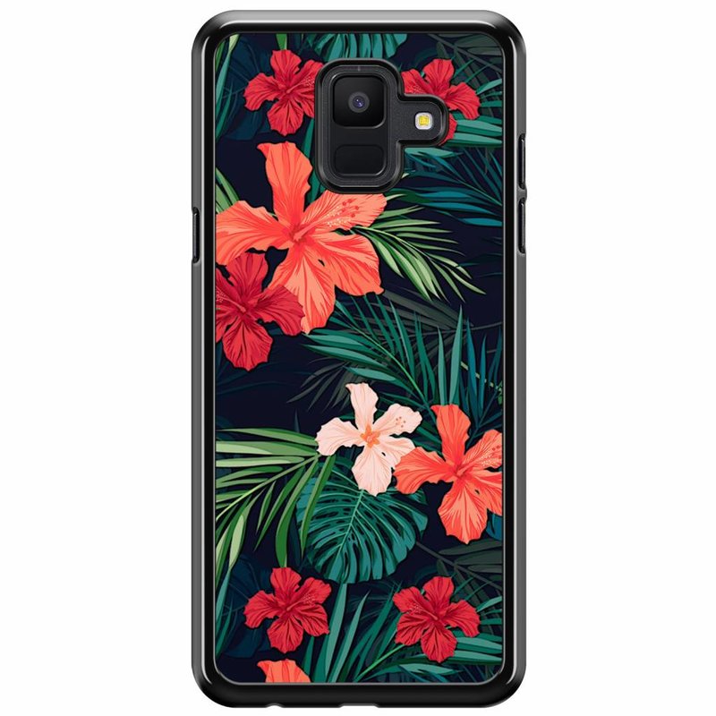 Casimoda Samsung Galaxy A6 2018  hoesje - Flora
