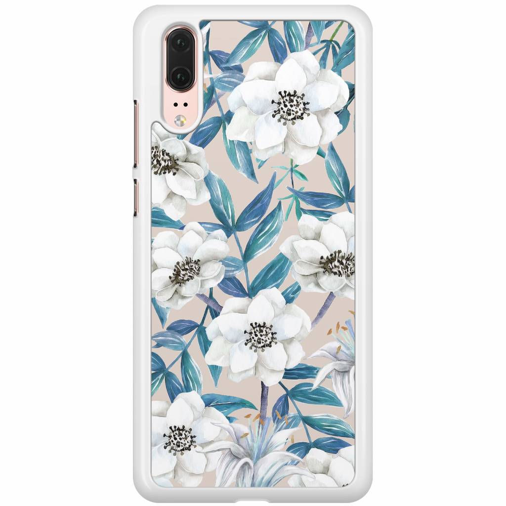 Huawei P20 hoesje Touch of flowers