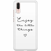 Casimoda Huawei P20 hoesje - Enjoy life