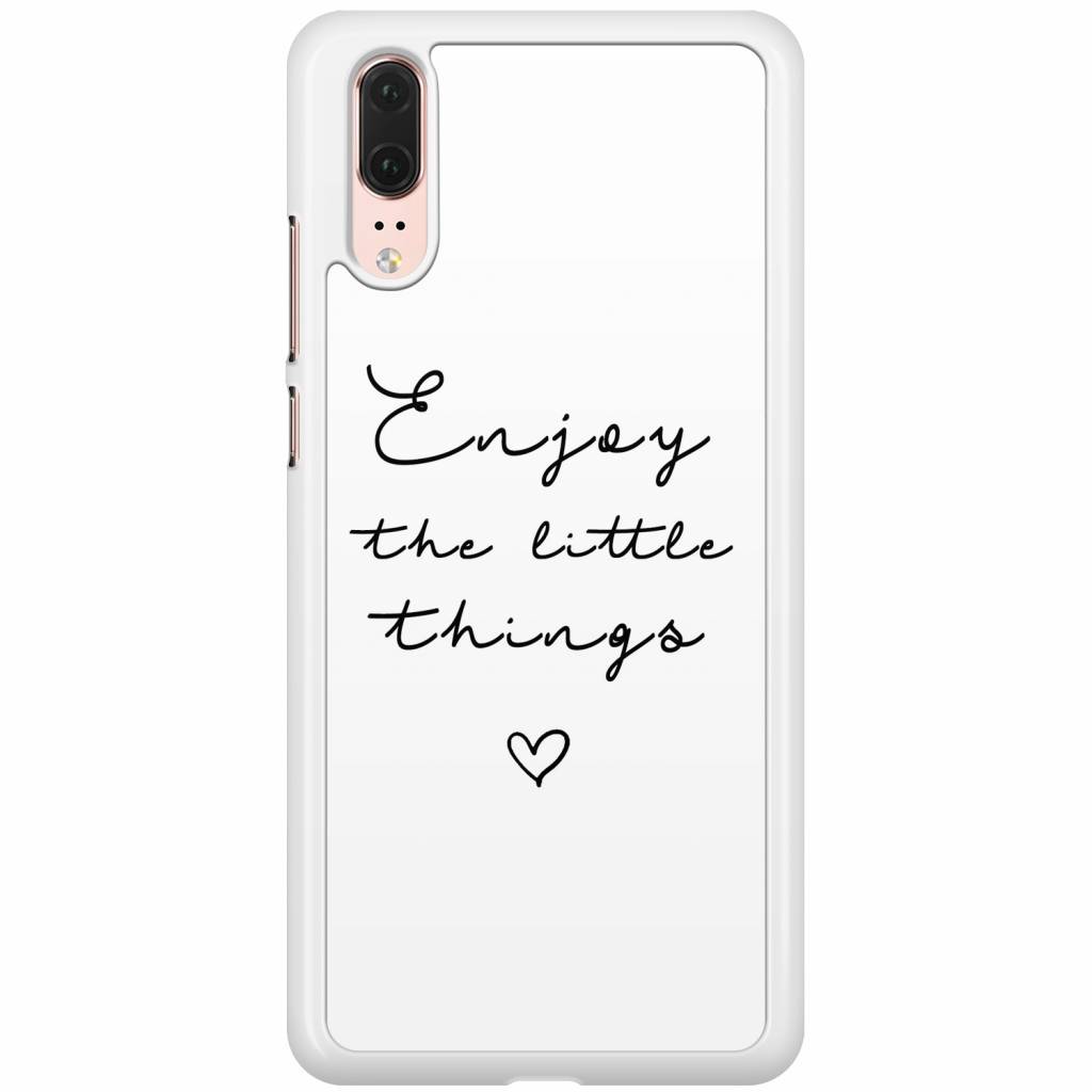 Huawei P20 hoesje Enjoy life