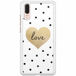 Casimoda Huawei P20 hoesje - Love dots