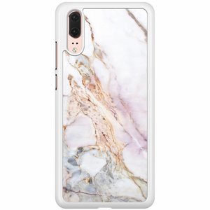 Casimoda Huawei P20 hoesje - Parelmoer marmer