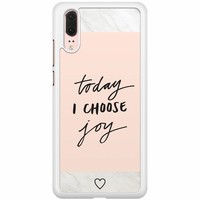 Casimoda Huawei P20 hoesje - Choose joy