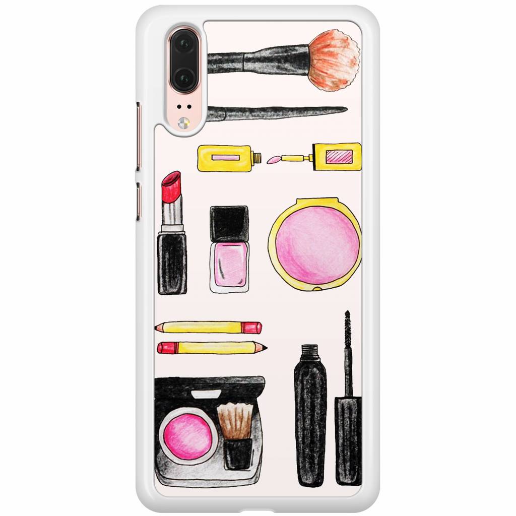 Huawei P20 hoesje Wake up and make up