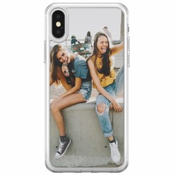 Casimoda iPhone X/XS softcase transparant - Softcase met eigen foto