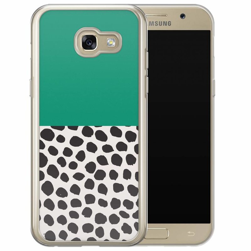 Casimoda Samsung Galaxy A5 2017 siliconen hoesje - Wild dots