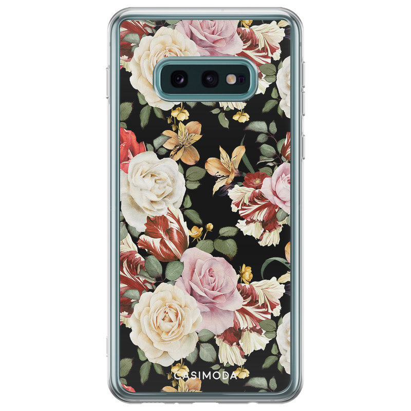 Casimoda Samsung Galaxy S10e siliconen hoesje - Flowerpower