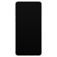 Casimoda Samsung Galaxy S10e siliconen telefoonhoesje - Marble grid