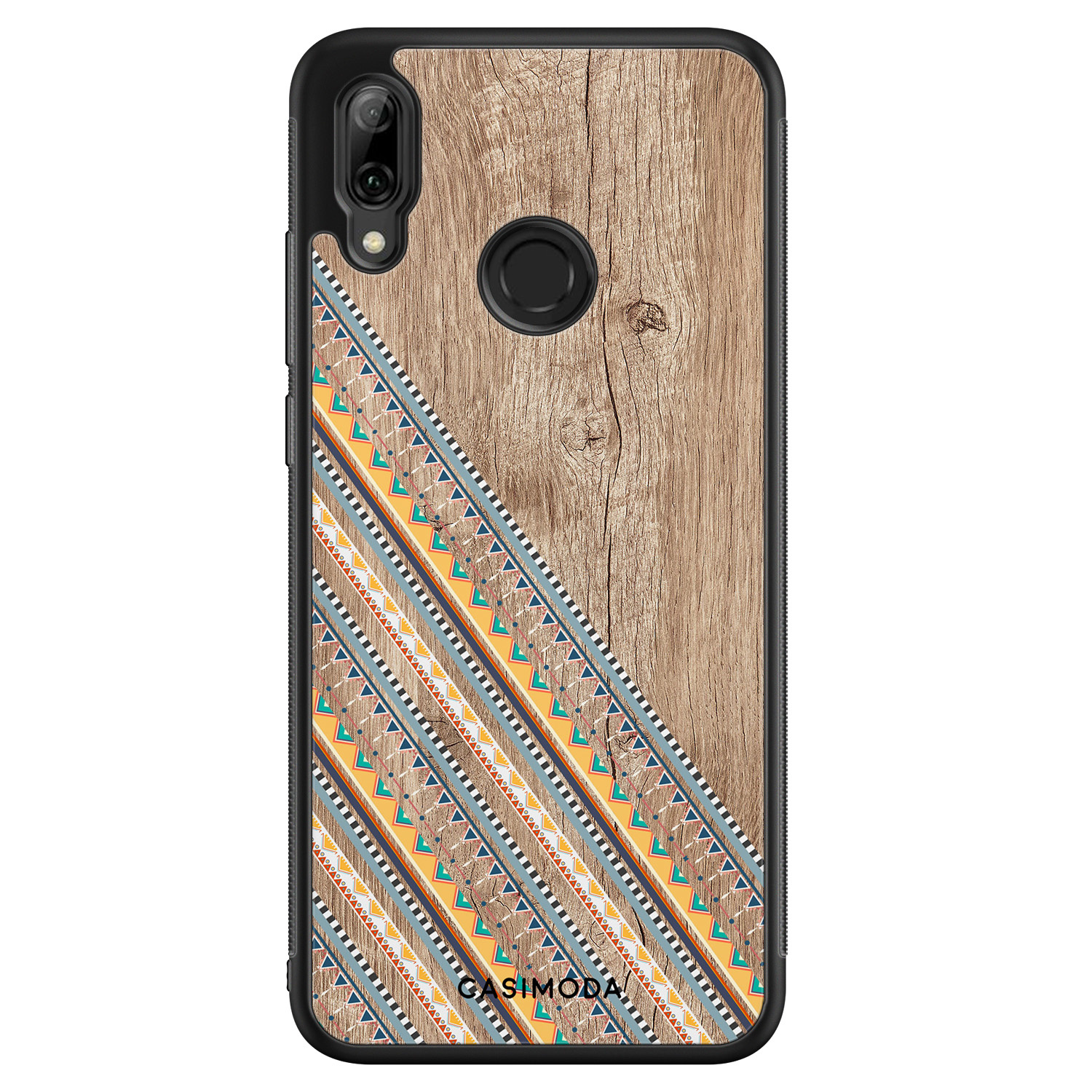 Huawei P Smart 2019 hoesje - Wooden stripes