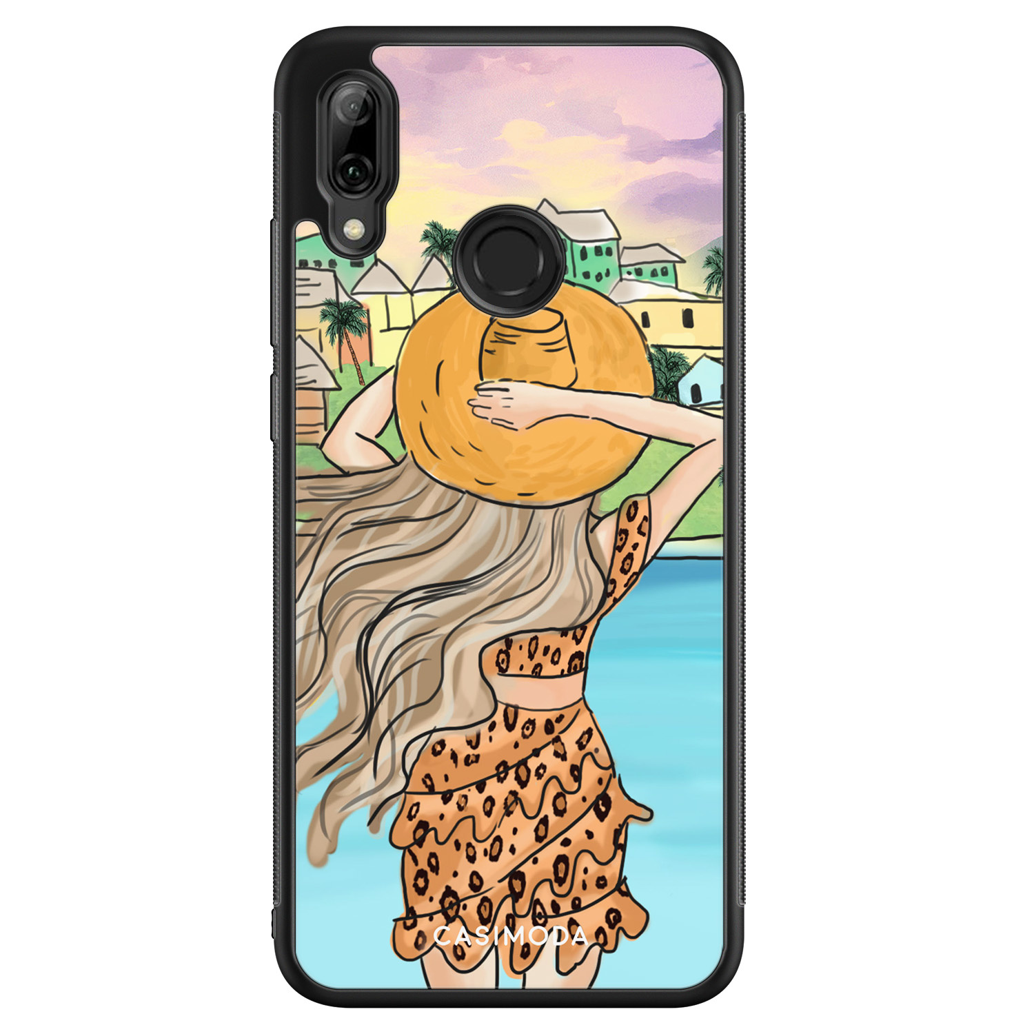 Huawei P Smart 2019 hoesje - Sunset girl