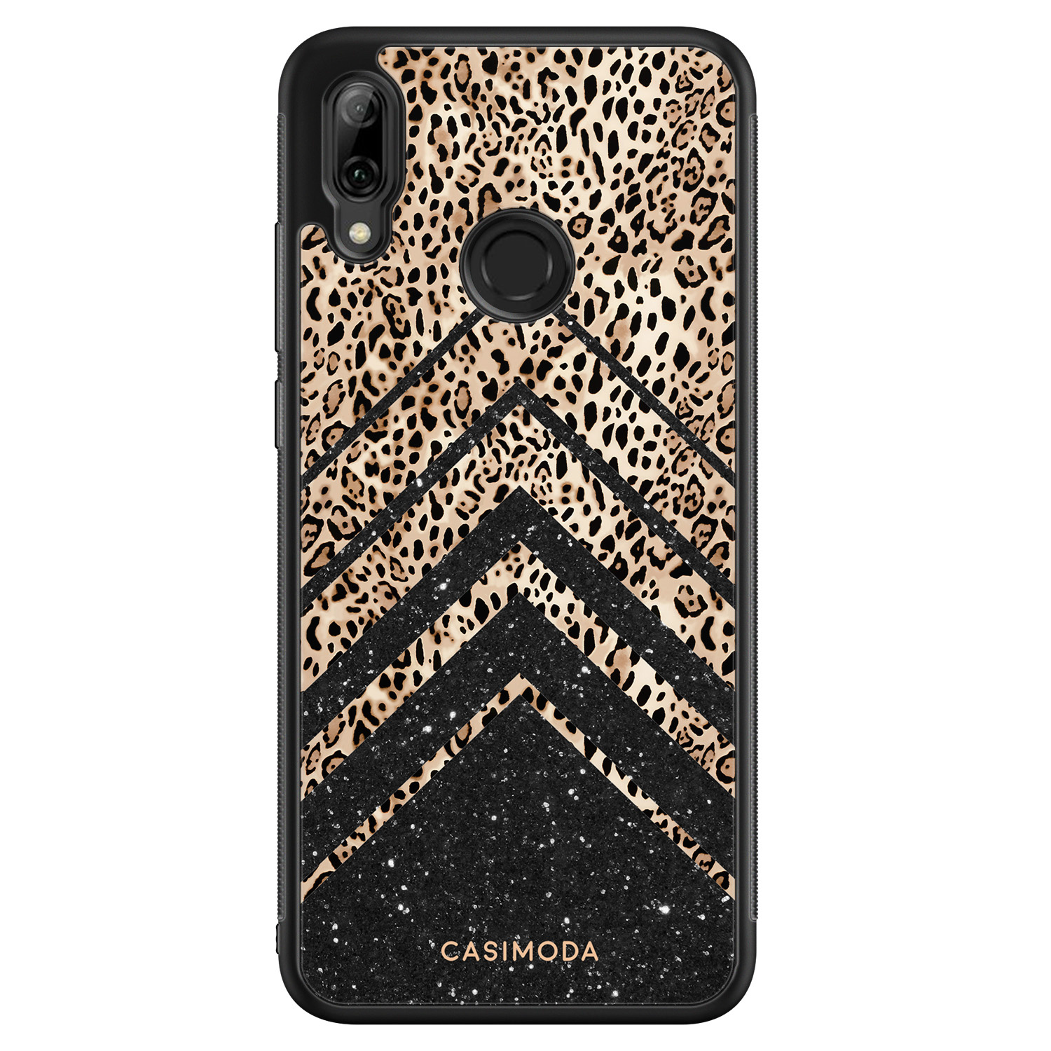 Huawei P Smart 2019 hoesje - Chevron luipaard