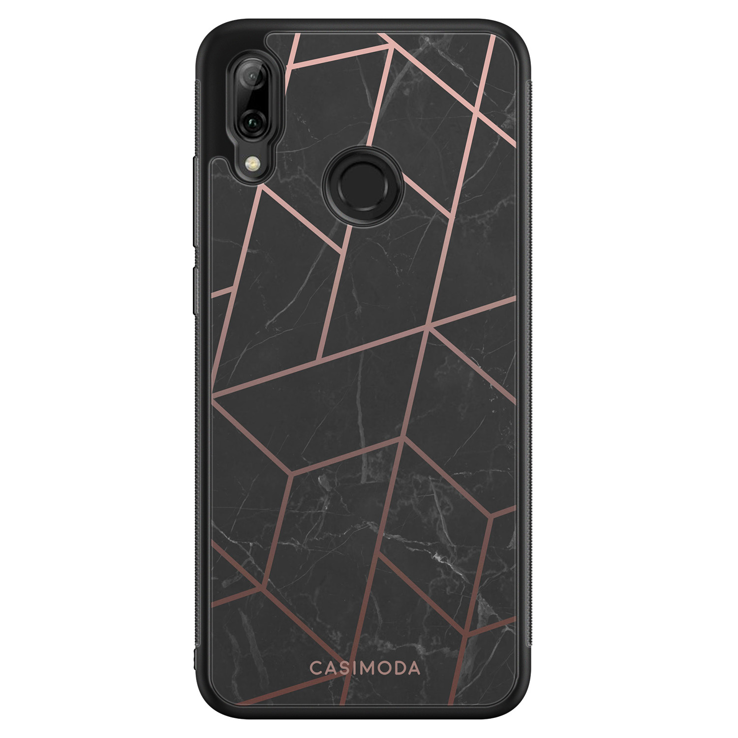 Huawei P Smart 2019 hoesje - Marble grid