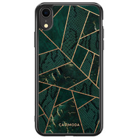 Casimoda iPhone XR siliconen hoesje - Abstract groen
