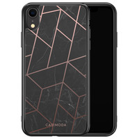 Casimoda iPhone XR siliconen hoesje - Marble grid