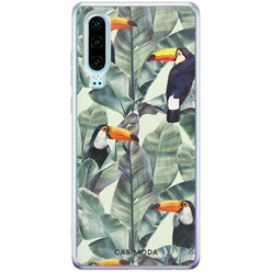 Casimoda Huawei P30 siliconen hoesje - Toucan Jungle